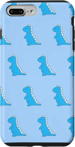 Vista 12 de Dinosaur T Rex Phone Case Cute Blue Cartoon Pattern Case for iPhone 17
