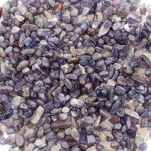 Vista 16 de Cherry Tree Collection - Chips de piedras preciosas de Amazonita pulida, 1/2 lb Natural Stone Pieces for Jewelry Making, Resin Crafts, Plants