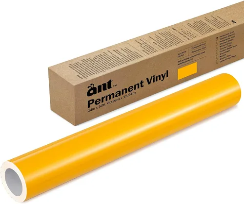 Vista 32 de ANT Melocotón, rollo de vinilo permanente de 24" x 4,5 m, rollo de vinilo adhesivo, para proyecto DIY, calcomanía, pegatina, compatible con Cricut