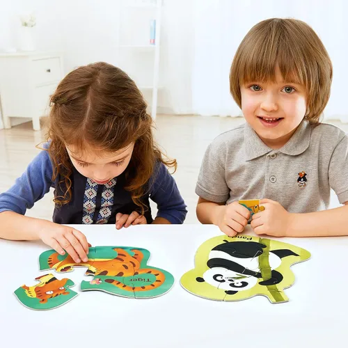 Vista 7 de TOI Rompecabezas Nivelados para Niños de 2 Años en Adelante, Rompecabezas para Niños Pequeños Rompecabezas de Aprendizaje Preescolar, Piezas Grandes