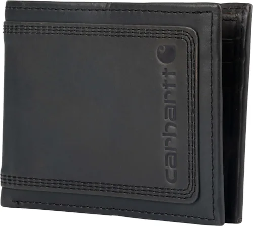 Vista 10 de Carhartt - Billetera resistente de cuero con triple puntada para hombre, disponible en múltiples estilos