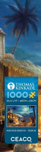 Vista 8 de Ceaco - Thomas Kinkade - Holiday - Belén - Rompecabezas de 1000 piezas