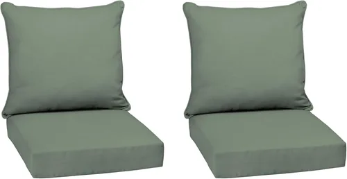 Vista 59 de Arden Outdoor Deep Seat Cushion Set, 24x24, Aqua