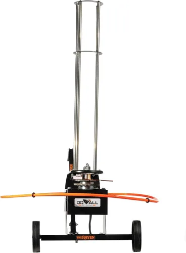 Vista 2 de Do All Outdoors Raven - 75 Clay Automatic Clay Pigeon Thrower - Portable Skeet Thrower Machine with 25 ft Foot Pedal Activation Cord