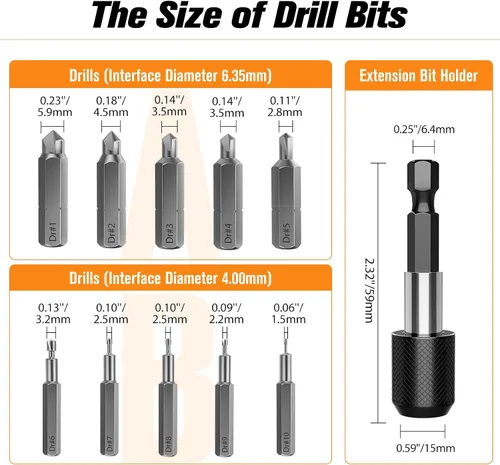 Vista 3 de Nuovoware Juego de extractor de tornillos dañados, 22 piezas, kit de extractor de tornillos pelados fácil de quitar, juego de removedor de tornillos
