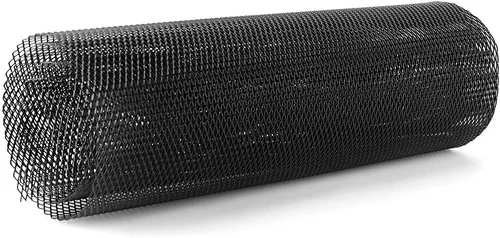 Vista 6 de Universal Black Aluminum Alloy Car Grille Rhombic Grill for Engine Cooling 40 x 13 Inch