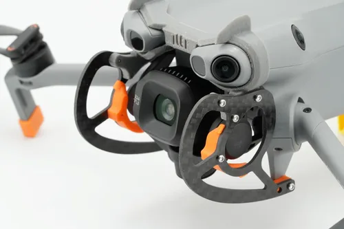 Vista 6 de Protector de cardán para DJI Mini 5 / Mini 5 Pro Drone – Tapa de lente de cámara con diseño antiarañazos y a prueba de golpes, protector de cardán