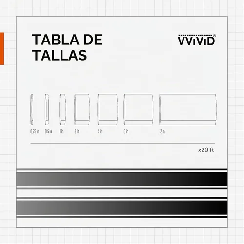 Vista 6 de VViViD Rollo de cinta adhesiva de vinilo blanco ultra brillante de liberación de aire (½ pulgada x 20 pies)
