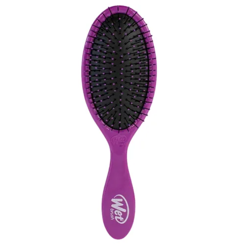 Vista 17 de Wet Brush Cepillo desenredante original, exclusivo de Amazon, color aguamarina, cerdas IntelliFlex ultrasuaves, cepillo desenredante que se desliza