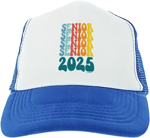 Vista 2 de ThisWear Senior 2025 70's Retro Style Snapback Trucker Hat