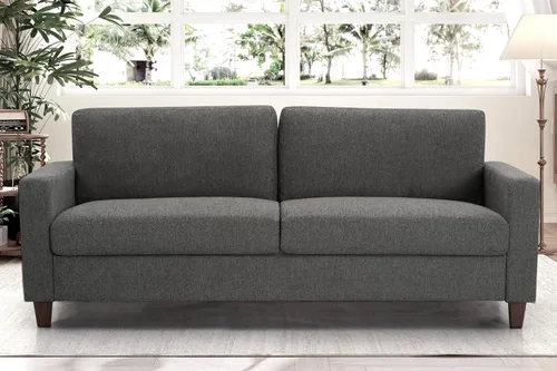 Vista 6 de Container Furniture Direct Miles Mid Century - Sofá moderno para espacios pequeños, salas de estar, apartamentos y condominios, sofá de 3 plazas
