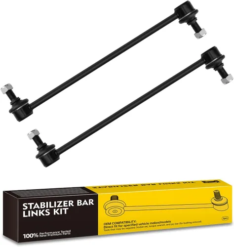 Vista 18 de TOVASTY 2 piezas eslabones de barra estabilizadora compatibles con Chevy Silverado 1500 2007-2016, Avalanche 07-13, Suburban 15-16, compatibles