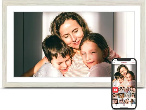 Vista 19 de Frameo Digital Frame WiFi, 15.6 inch Digital Picture Frame Large Display