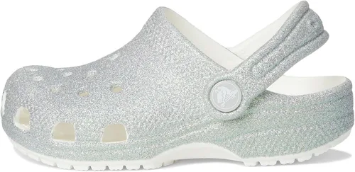 Vista 4 de Crocs Zuecos Clásicos con Purpurina para Niños