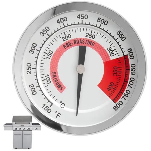 Vista 8 de Termómetro de Tapa de 4.6 cm G432-8L00-W1 para Reemplazo de Termómetro de Parrilla Charbroil Advantage & Tru-Infrared Performance 463625217 1.8