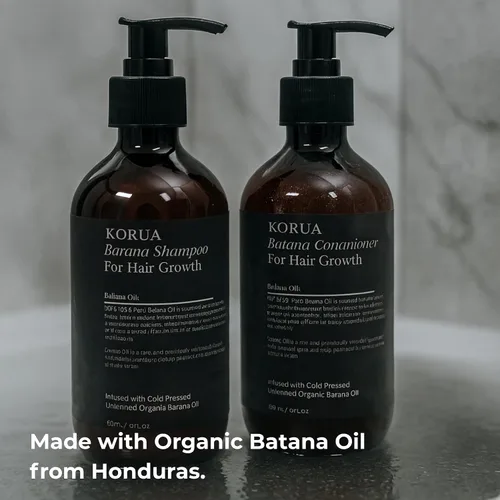 Vista 2 de Champú y acondicionador de aceite Batana para el crecimiento del cabello y un cabello saludable