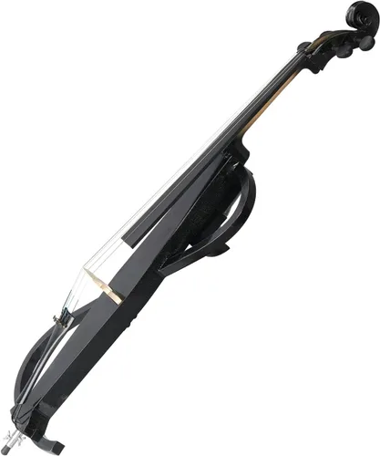 Vista 5 de Kit de violonchelo eléctrico 4/4 para adultos, principiantes, juego completo de violonchelo de tamaño completo con bolsa portátil, arco, colofonia