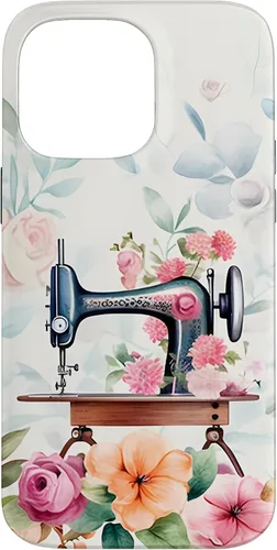 Vista 21 de Funda de costura floral vintage para máquina de coser iPhone 16