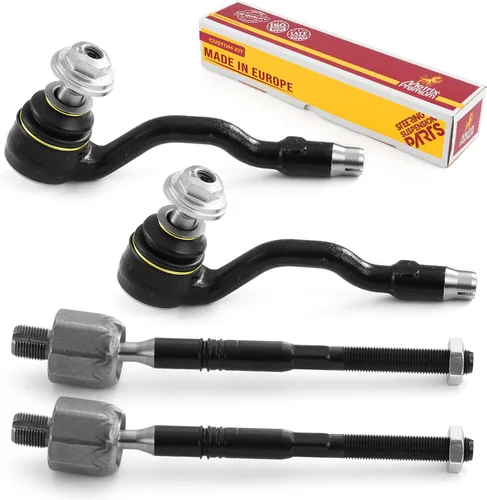 Vista 157 de Metrix Premium Chassis Parts - Kit de 4 piezas de extremos de barra de acoplamiento frontal exterior e interior compatible con Nissan Pathfinder