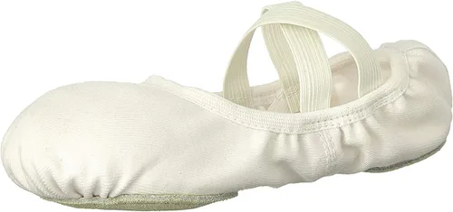 Vista 9 de Bloch Dance Performa - Zapatillas de ballet con suela dividida de lona elástica para mujer Negro