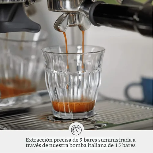 Vista 5 de Breville Barista Express BES870BSXL - Máquina de café expreso, sésamo negro