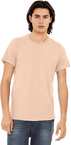 Vista 288 de Bella Canvas 3413c para hombre (1) Triblend verde + (1) Triblend rojo