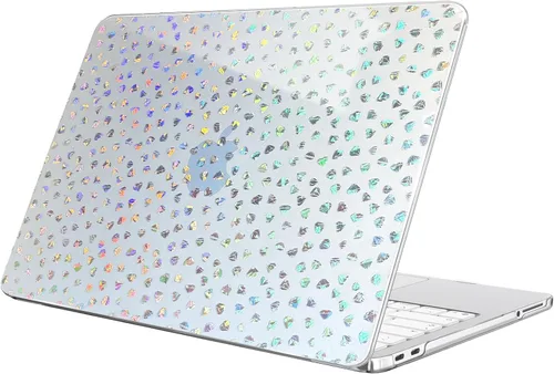 Vista 35 de Fintie Funda para MacBook Neo de 13 pulgadas A3404 2026, transparente Cristal transparente