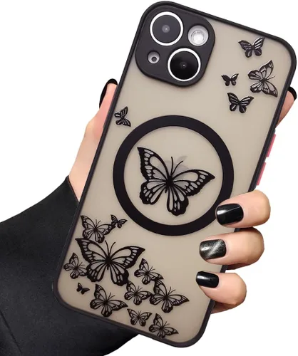 Vista 9 de Funda magnética para iPhone 11, funda de goma de silicona con protector completo de lente de cámara, duradera, delgada, a prueba de golpes, linda