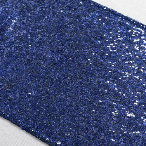Vista 8 de Caminos de mesa ShinyBeauty rectangular de lentejuelas, para boda, fiesta, decoración (12 x 72 pulgadas)