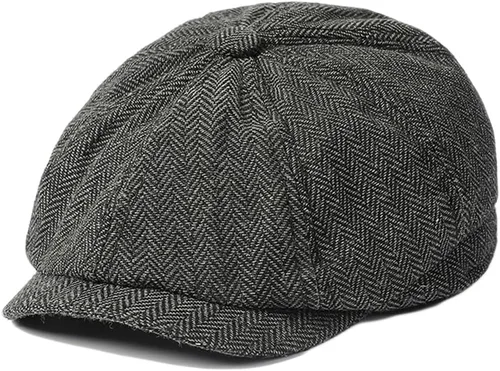 Vista 7 de Gorra plana clásica de Newsboy Gatsby Ivy Cabbie para hombre