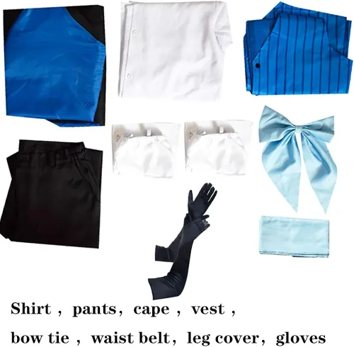 Vista 3 de The Case Study of Vanitas Cosplay Vanitas Cosplay Conjunto de camisa y chaqueta uniforme Anime conjunto completo