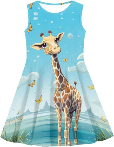 Vista 4 de Vestido casual para niñas de 3 a 16 años