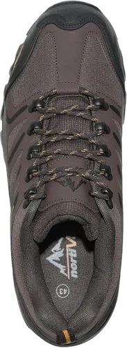 Vista 3 de NORTIV 8 Zapatos de senderismo impermeables de caña baja para hombre Senderos de trekking Zapatos de trabajo al aire libre