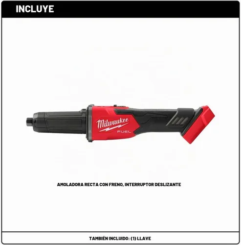 Vista 2 de Milwaukee Electric - M18 Fuel. Rectificadora de freno con interruptor deslizante DIE