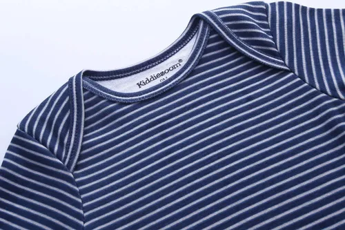 Vista 4 de Kiddiezoom Conjunto de ropa de regalo unisex para recién nacido, de manga corta, para bebé