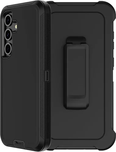 Vista 13 de Funda para Samsung Galaxy S20 FE 5G con funda de clip para cinturón, 2 protectores de pantalla, resistente grado militar, cuerpo completo, a prueba