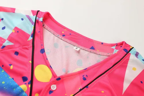 Vista 6 de XSFX Disfraces de los años 90 para mujer, camiseta de béisbol Bel Air, trajes de hip hop para fiesta club y pub