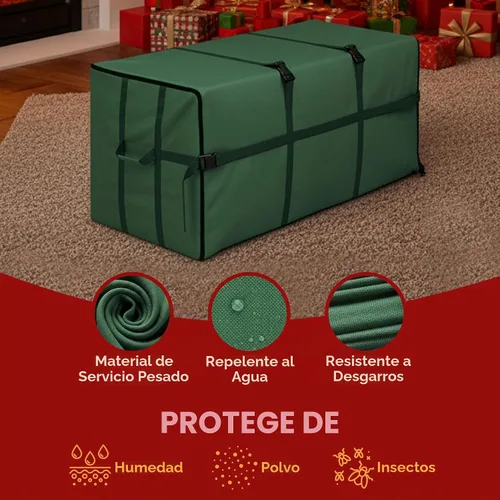 Vista 5 de Bolsa de almacenamiento Elf Stor para árbol de Navidad grande lona resistente, para árbol de 9 pies