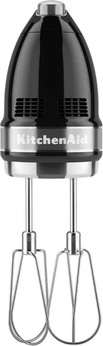 Vista 3 de KitchenAid Batidora de mano digital de 9 velocidades con accesorios Turbo Beater II y batidor profesional, negro ónix, accesorio batidor KitchenAid