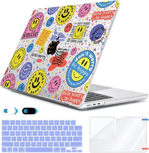 Vista 27 de Compatible con MacBook Air 2026 2025 2024-2022 de 13.6 pulgadas M5 A3449 M4 A3240 M3 A3113 M2 A2681 con Touch ID, carcasa rígida de plástico, hoja