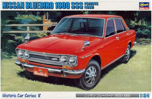 Vista 2 de Hasegawa 1/24 Nissan Bluebird 1600 SSS P510WTK 1969