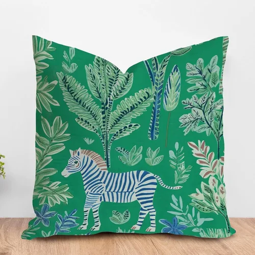 Vista 22 de ArogGeld Chinoiserie - Funda de cojín con diseño de pagoda asiática azul índigo, diseño cuadrado de flores y pagoda asiática, para oficina, silla