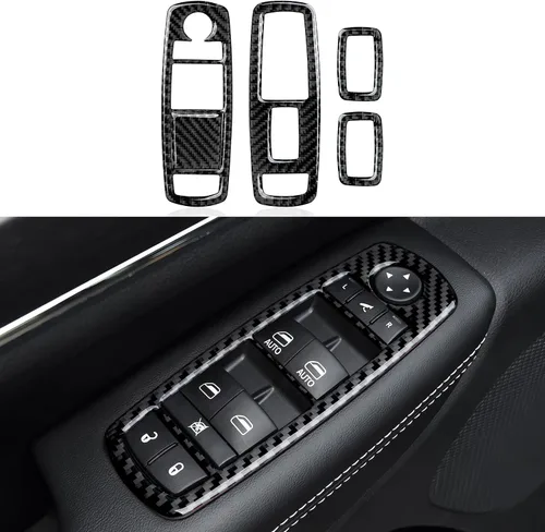 Vista 28 de Adhesivos para rejilla de ventilación de pilar A para Dodge Durango 2011-2020 / Jeep Grand Cherokee WK2 2011-2021 Accesorios Adhesivos
