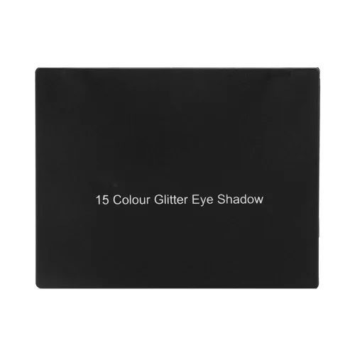 Vista 9 de Paleta de sombras de ojos, paleta de sombras de ojos con purpurina de 15 colores para cosplay, maquillaje de ojos, sombra de ojos brillante, polvo