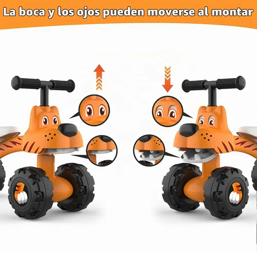 Vista 3 de Wdmiya Bicicleta de equilibrio para bebés para niños de 1 año, bicicleta