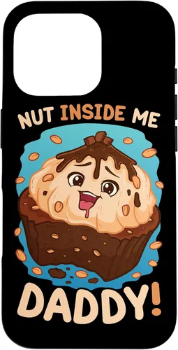 Vista 19 de Funda divertida para iPhone 13 Pro con diseño de tuerca de juego sucio Inside Me Daddy para mujer