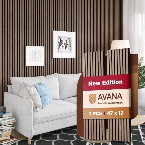 Vista 46 de Paquete de Muestras de Color de Paneles de Pared Acústicos Avana - Paneles de Madera Premium para Decoración de Paredes - Insonorización
