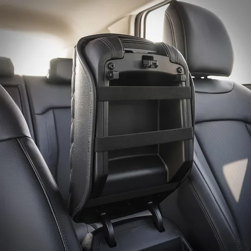 Vista 2 de KMMOTORS Compatible con Kia Sportage (NQ5), funda de consola central negra 2023-2025, cojín para reposabrazos, accesorios de automóvil para Sportage