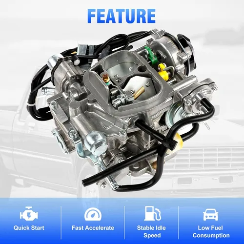 Vista 4 de Partol Carburador 22R para Toyota Pickup Carburador 1981-1987 TOY-505 TOY-507 2.4L Carburador Carb, estrangulador automático