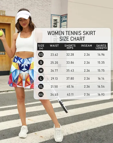 Vista 6 de LouKeith Faldas de tenis para mujer, plisadas, cruzadas, de cintura alta, atléticas, para entrenamiento, golf, faldas con bolsillos cortos